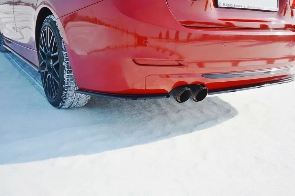 Heck Ansatz Flaps Diffusor passend für BMW 3er F30 Mega-Angebot