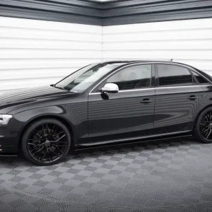 Versand Am Gleichen Tag Seitenschweller Ansatz V.1 passend für Audi S4 / A4 / A4 S-Line B8 / B8 Facelift