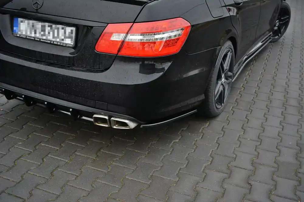 Heck Ansatz Flaps Diffusor passend für Mercedes E63 AMG W212 Abverkauf