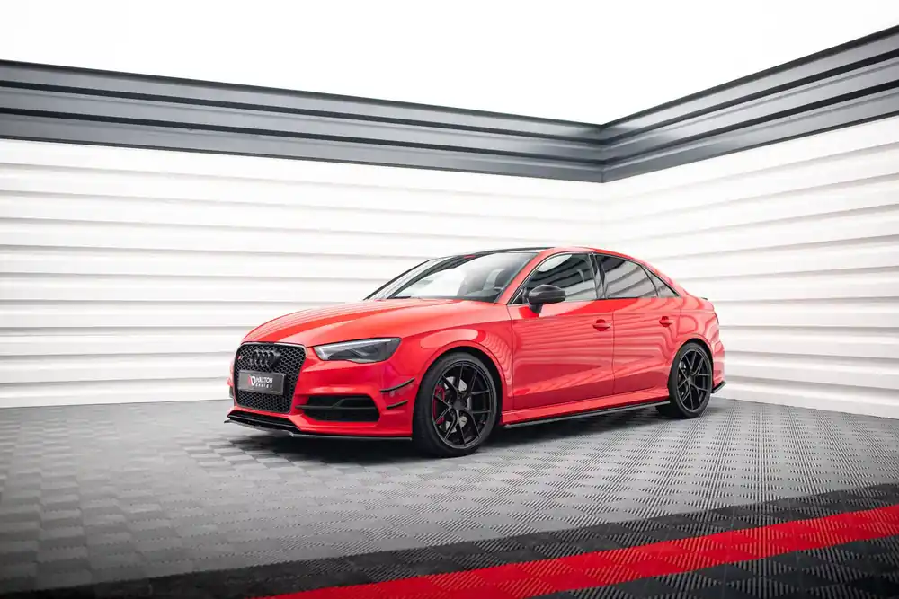 Markenprodukt Seitenschweller Ansatz V.1 passend für Audi S3 / A3 S-Line 8V / 8V FL Limousine