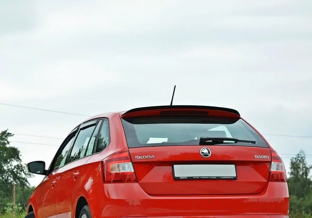 Bestpreis Spoiler CAP passend für Skoda Rapid Spaceback 2012-2019