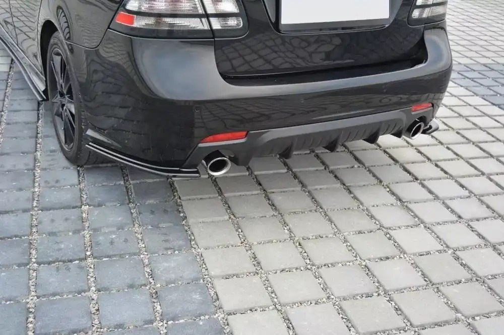 Heck Ansatz Flaps Diffusor passend für Saab 9-3 Aero Mk2 Facelift Neuheit