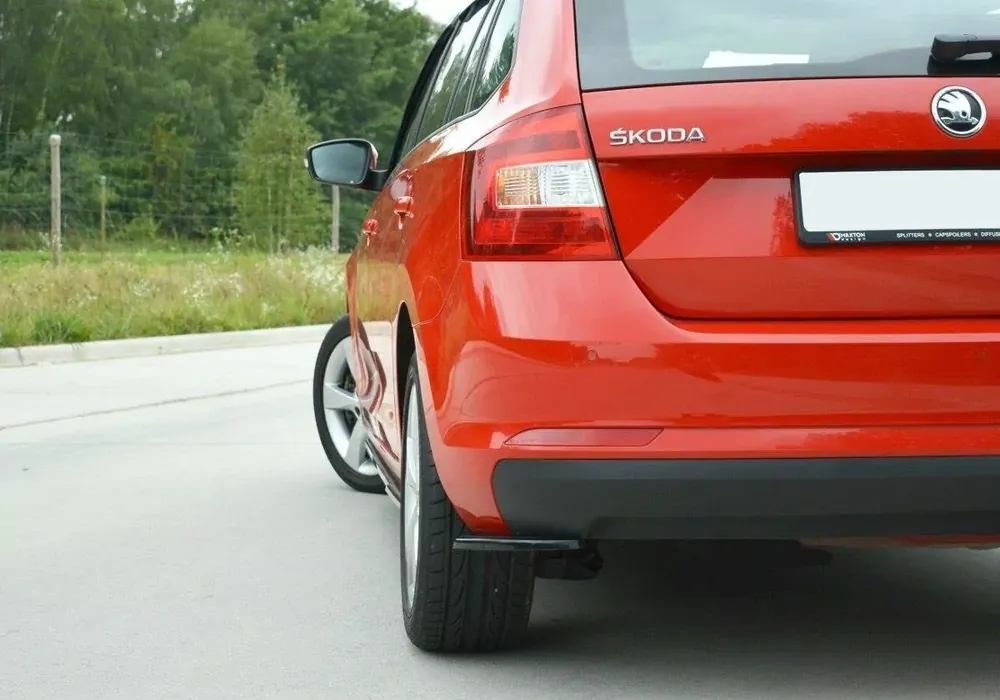 Heck Ansatz Flaps Diffusor passend für Skoda Rapid Spaceback Sale
