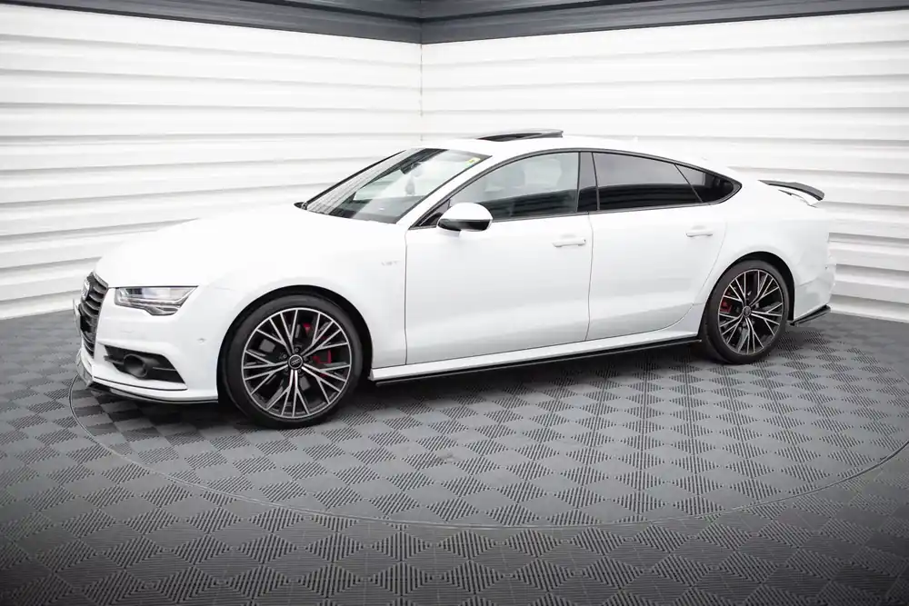 Finale Aktion Seitenschweller Ansatz passend für Audi S7 / A7 S-Line C7 FL