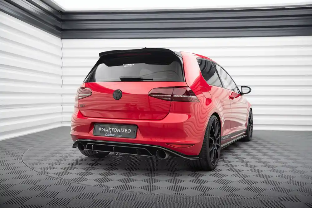 Spoiler CAP V.3 passend für VW Golf 7 / 7 Facelift R / R-Line / GTI Markenware