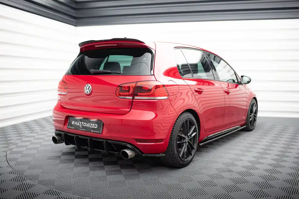 Expressversand Heck Ansatz Flaps Diffusor passend für VW Golf 6 GTI 35th