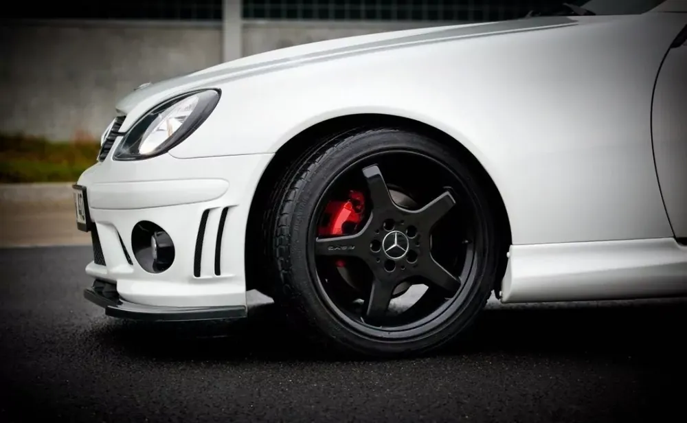Billig Front Ansatz passend für Mercedes SLK R170 AMG 204 Stoßstange