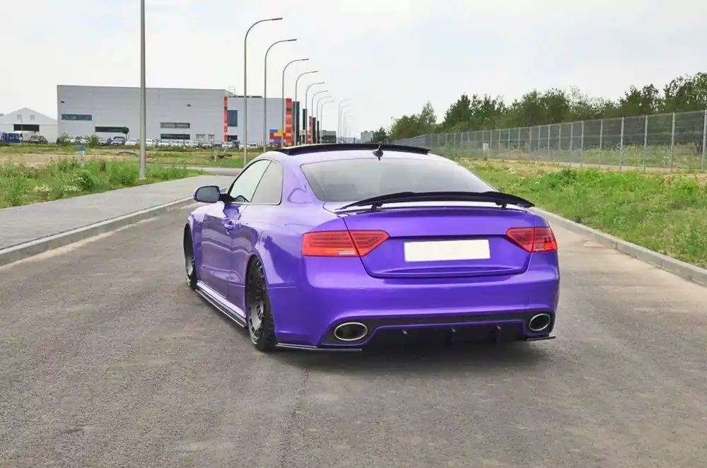 Bestpreis Heck Ansatz Flaps Diffusor passend für Audi RS5 8T Facelift
