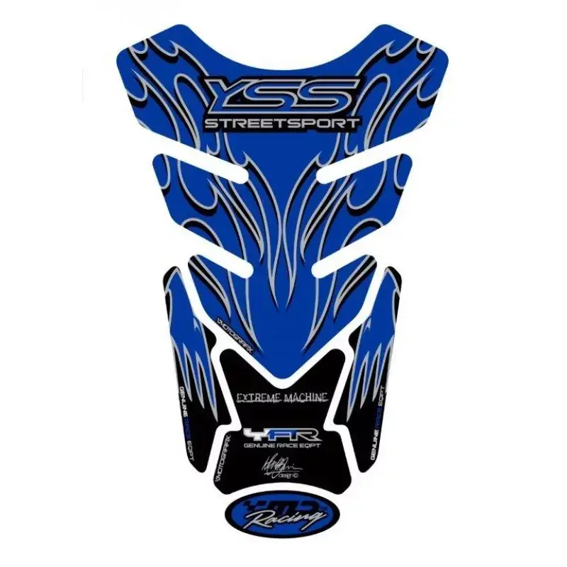 Saisonangebot Motografix 3D Gel Tank Pad Protector passend für Yamaha Streetsport Blue TY013B