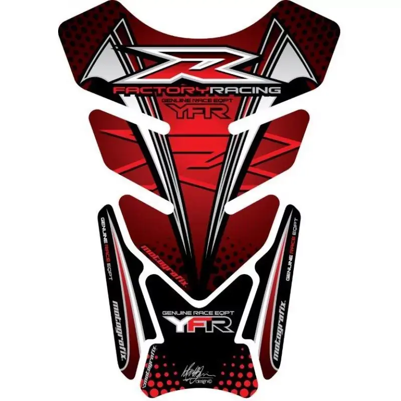 Motografix 3D Gel Tank Pad passend für Yamaha YZF R6 / R1 / R25 / R3 TY014R Neue Ware