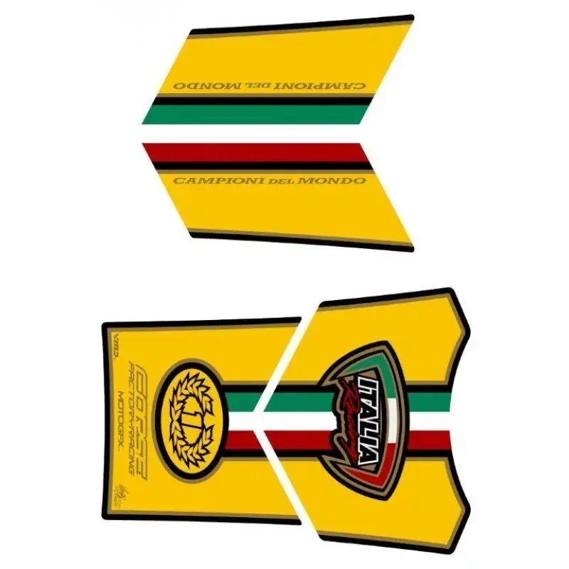 Motografix 3D Gel Tank Pad Protector TD008YE passend für Ducati Corse Geprüft
