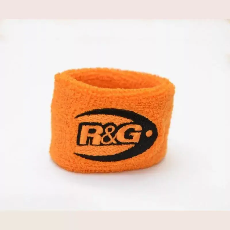 R&G Kupplungs- / Bremsbehälterschutz / Schweißband ORANGE KTM-Edition Ausverkauf