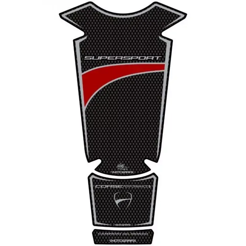 Zertifiziert Motografix 3D Gel Tank Pad passend für Ducati Supersport 2017-