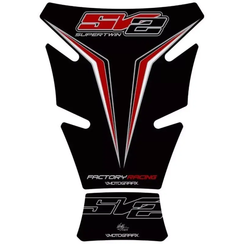 Aktuell Motografix 3D Gel Tankpad Schutz passend für Suzuki SV 650 / 1000