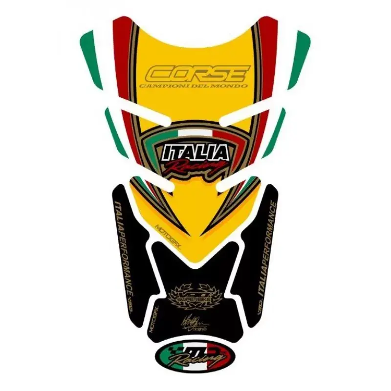Motografix 3D Gel Tank Pad Protector TD010YE passend für Ducati Corse V90° Top-Preis
