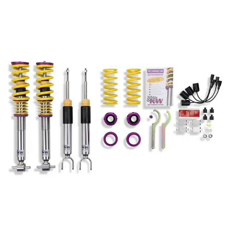 KW Gewindefahrwerk V3 inox passend für Cadillac CTS Coupe (GMX322) 01/2008- Markenprodukt