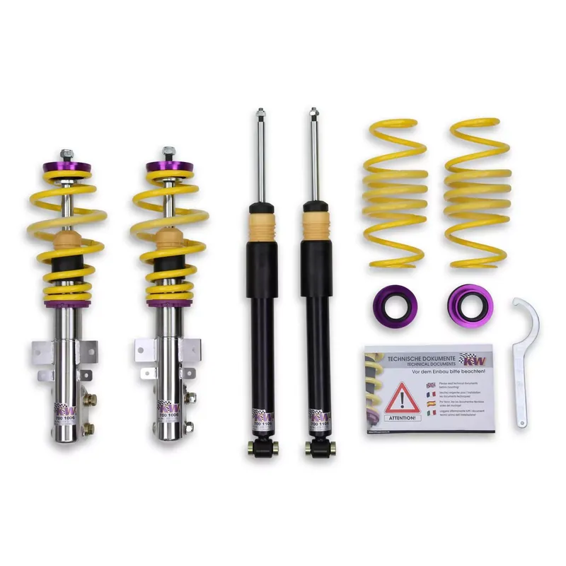 Top-Seller KW Gewindefahrwerk V1 inox passend für Peugeot RCZ (4J, 4J_)