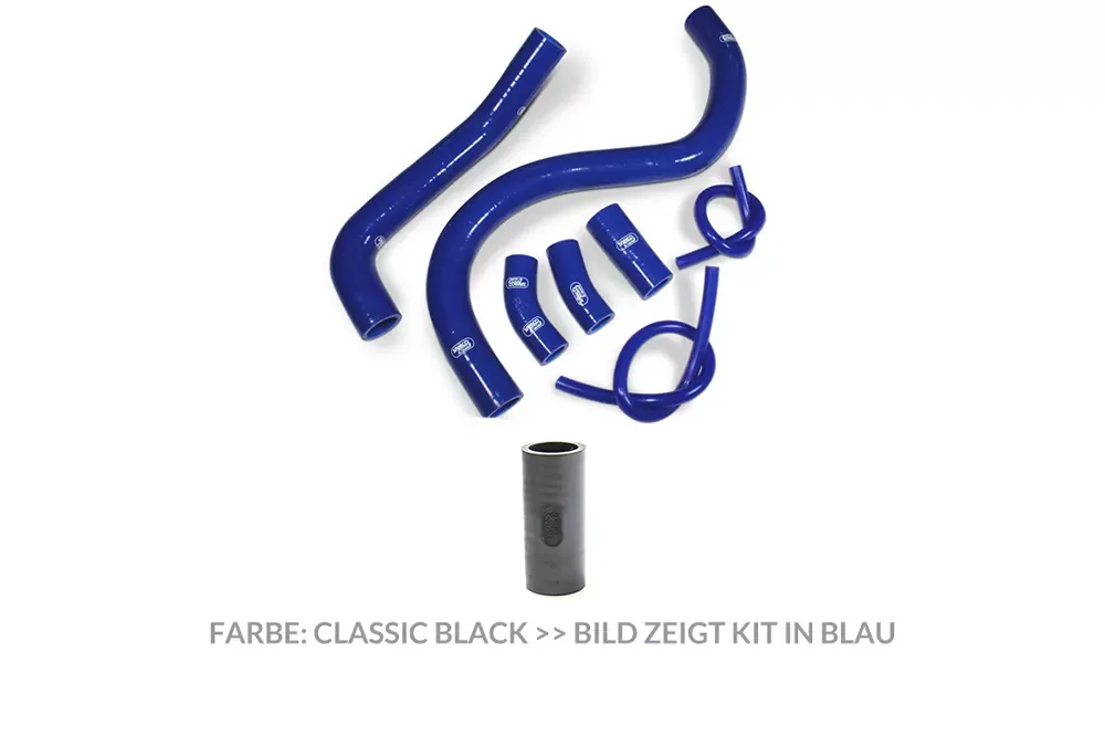 Begrenztes Angebot SAMCO SPORT Silikonschlauch Kit classic schwarz matt passend für Honda VFR750F RC36 (1994-1997)