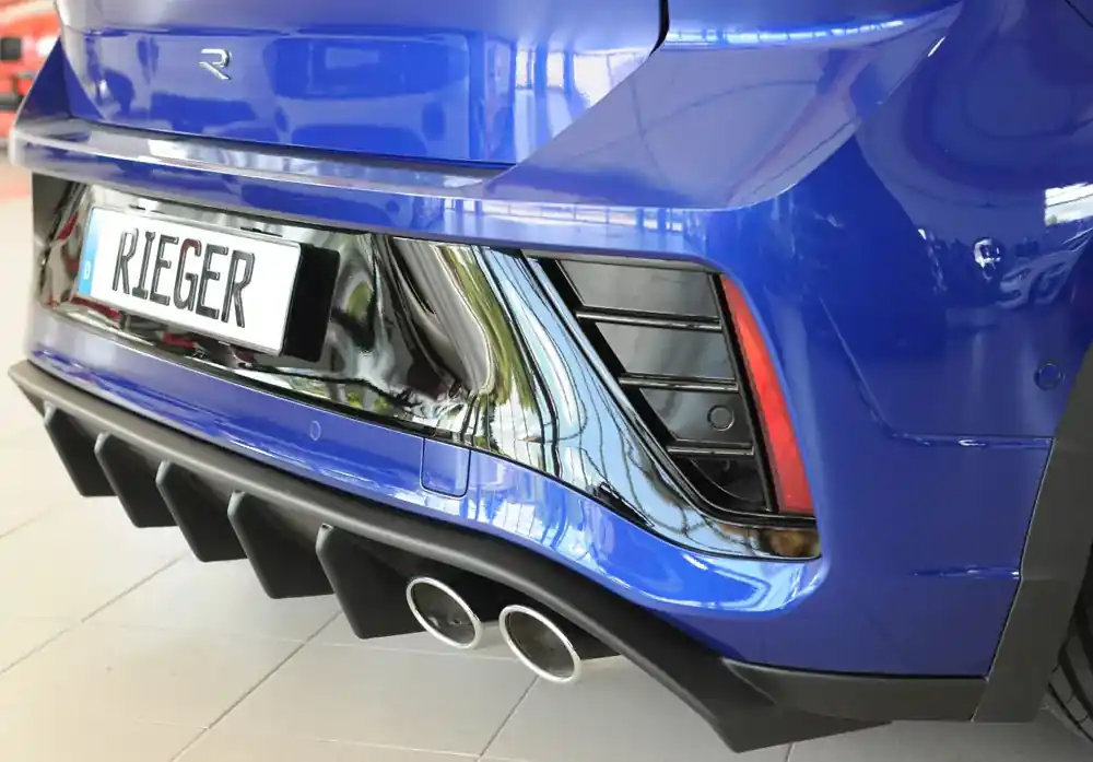 Versand Am Gleichen Tag Rieger Heckeinsatz passend für VW T-Roc (A1) R-Line ab 01/2022 ohne AHK
