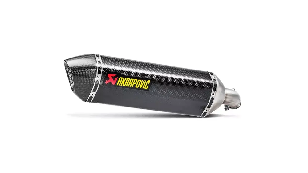 Markenware Akrapovic Slip-On Line (Carbon) Auspuff passend für Suzuki SV 650 2016–2021