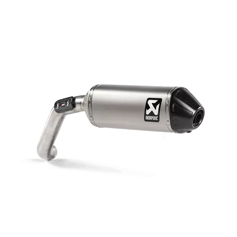 Zertifiziert Akrapovic Slip-On Line (Titanium) Auspuff passend für Moto Guzzi V85 TT