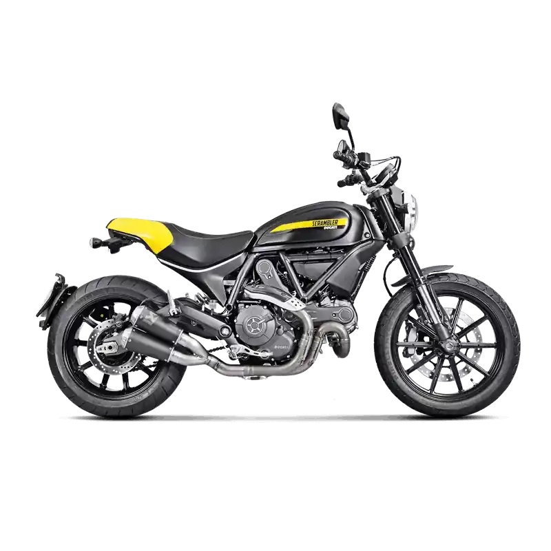 Neue Ware Akrapovic Slip-On Line (Titanium) Auspuff passend für Ducati Monster 797 & Scrambler