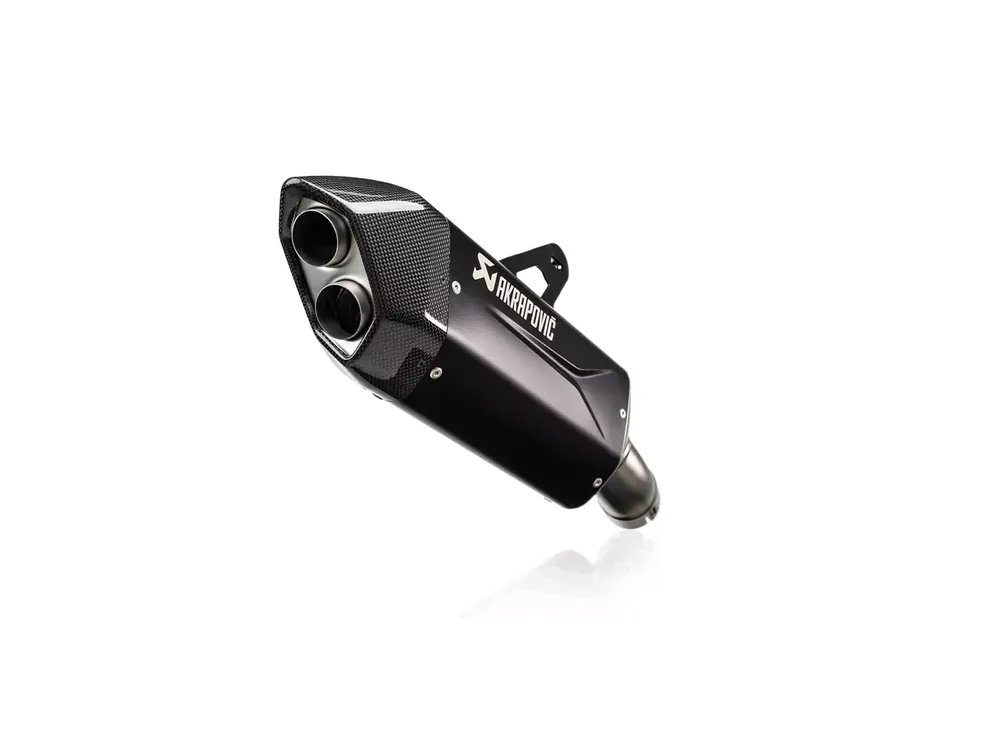 Markenware Akrapovic Slip-On Line (Titanium) Black Version Auspuff passend für BMW R1300GS