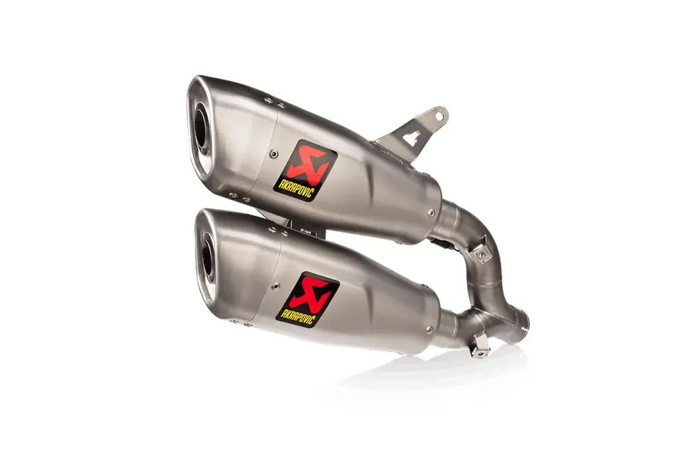 Preiswert Akrapovic Slip-On Line (Titanium) Auspuff passend für Ducati Monster ab 2021