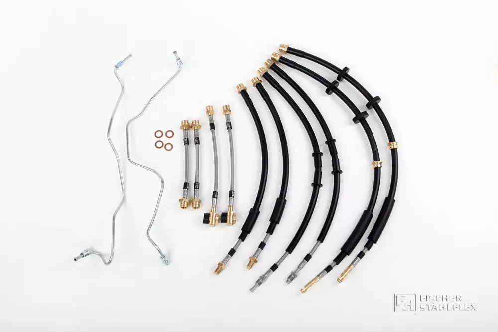 Stahlflex Bremsleitung passend für Porsche Cayenne (92A) mit Festleitung Beliebt