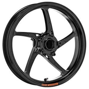OZ Piega Aluminium Schmiedefelge vorne schwarz glänzend passend für Yamaha YZF-R6 RJ27 2017-2022 und YZF-R1/M RN32 / RN49 / RN65 2015-2023 Neue Kollektion