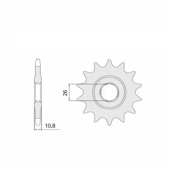 Versand Am Gleichen Tag Ritzel gummiert 15 Zähne Teilung 530 passend für Yamaha RD500LC