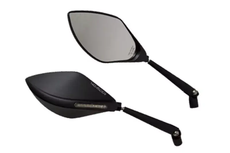 Bestseller HIGHSIDER Verkleidungsspiegel Torezzo Schwarz mit LED Blinker (Paar)