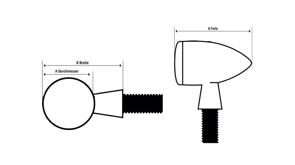 SHIN YO Rücklicht E-geprüft rund mit Bremslichtfunktion Super-Preis