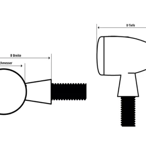 Bestpreis SHIN YO LED Rücklicht E-geprüft mit Kennzeichenbeleuchtung