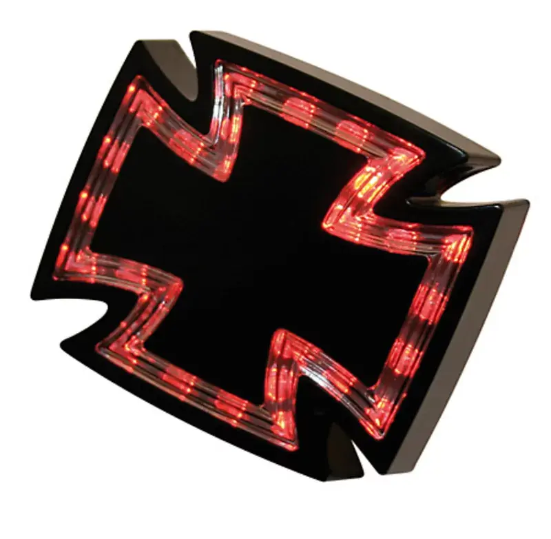 HIGHSIDER pro Gothic LED Rücklicht Schwarz/Transparent Knallerangebot