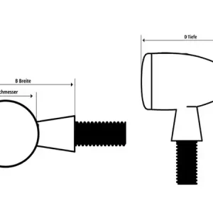 Billig SHIN YO Disc LED Rücklicht Klarglas E-geprüft