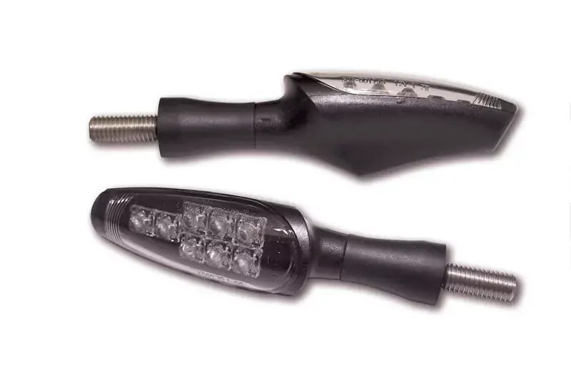KOSO Z1 LED Blinker Gehäuse Schwarz / Linse Klar (Paar), Vorn & Hinten Top-Preis