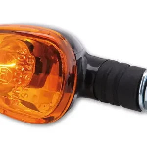 Solange Der Vorrat Reicht SHIN YO Little Duke Mini Blinker schwarz / Linse orange, vorn & hinten