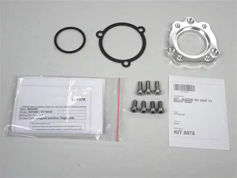 IXIL Montagekit passend für Suzuki SV 1000, rechte Seite Letzte Chance