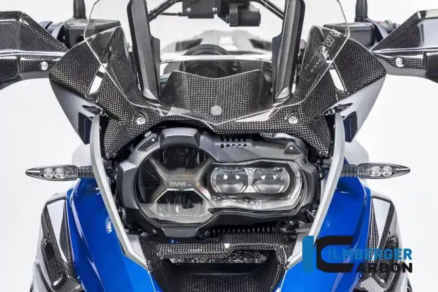 Zertifiziert Ilmberger Carbon Windabweiser passend für BMW R1200GS ab 2017