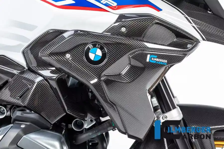 Ilmberger Carbon Windkanal rechts inkl. Flap Carbon passend für BMW R 1250 GS ab 2019 Garantierte Lieferung