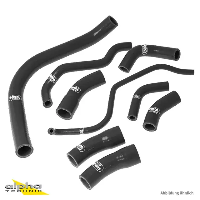 SAMCO SPORT Siliconschlauch Kit schwarz passend für Yamaha FZS1000 Fazer 2001-2005 Ausverkauf