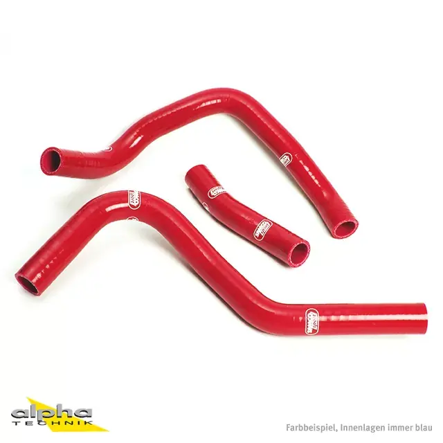 SAMCO SPORT Siliconschlauch Kit rot passend für Suzuki GSX-R1000 2001-2004 Top-Seller