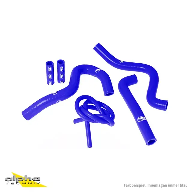 Solange Der Vorrat Reicht SAMCO SPORT Siliconschlauch Kit blau passend für Kawasaki KX250 1994-1998