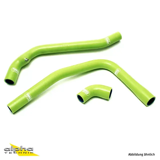 Markenprodukt SAMCO SPORT Siliconschlauch Kit grün passend für Kawasaki ZXR400 1990-2002 UK Modell