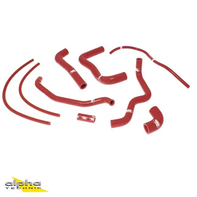 Top-Angebot SAMCO SPORT Siliconschlauch Kit rot passend für Aprilia RSV1000R Tuono 1000R Factory (2004–2010)