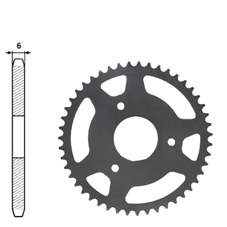 Kettenrad IGM Rieju RS2 Matrix 55mm 3 Loch 46 Zähne Neu