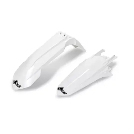Set Schutzbleche vorn + hinten KTM SX / SX-F 2019 - 2022 UFO weiss spezial Begrenztes Angebot