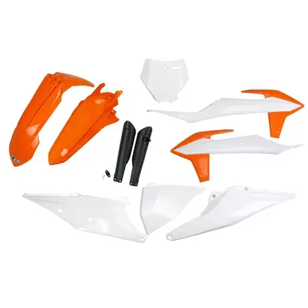 Plastik Kit mit Gabelprotektoren KTM SX 125 2021 UFO Ausverkauf