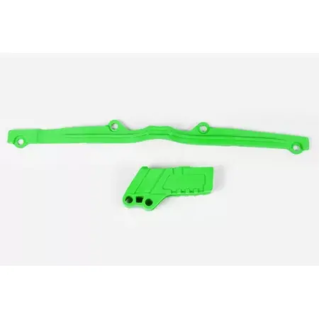 Kettenführung + Schwingenschleifer Kawasaki KX 125 / 250 2003-2008 grün Angebot